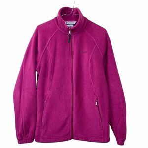Columbia Pink Full Zip Fleece Pink